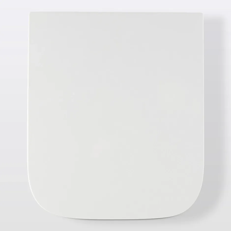 GoodHome Abattant WC Teesta en duraplast coloris blanc avec frein de chute* Abattant Wc