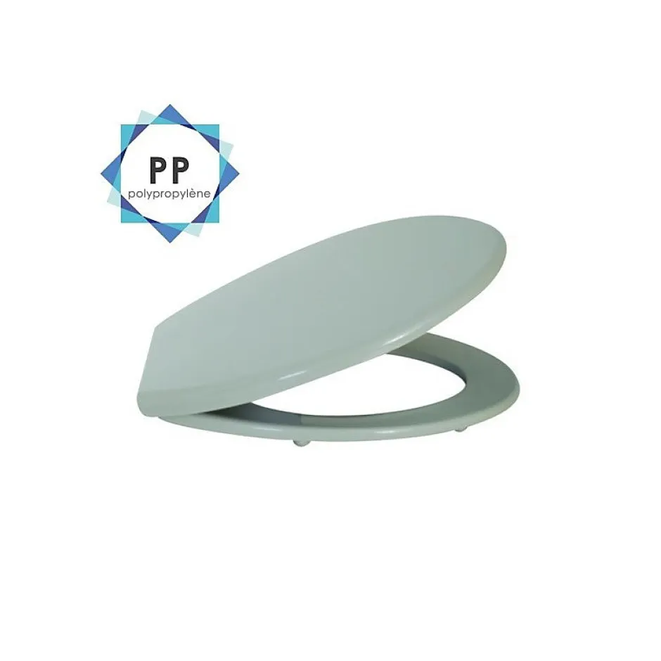 MSV Abattant wc Gris Charnières PS