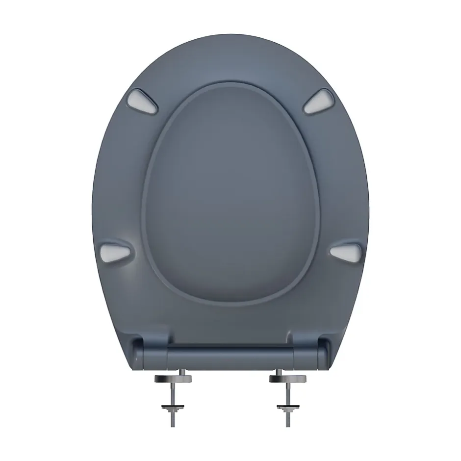 Bemis Abattant WC gris anthracite brillant