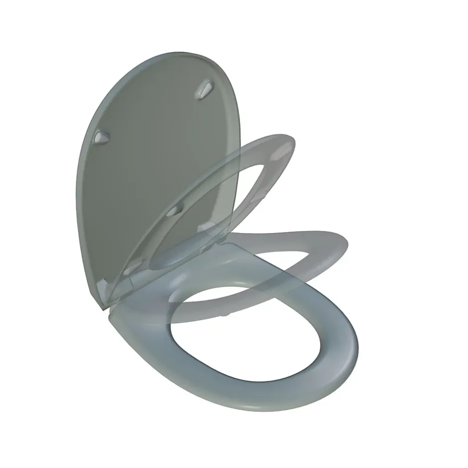 Bemis Abattant WC gris clair brillant Classic