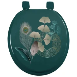 Importdistrib Abattant wc imprimé "ginkoblue" 47cm vert* Abattant Wc