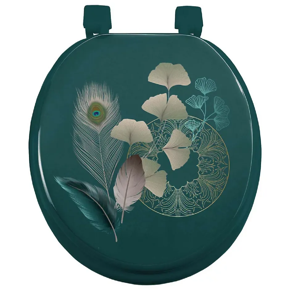 Importdistrib Abattant wc imprimé "ginkoblue" 47cm vert* Abattant Wc