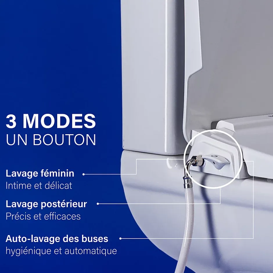 Boku Abattant WC Japonais (forme ovale) non électrique