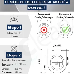 Planète Bain Abattant WC Japonais lavant non électrique pour cuvette carénée ou droite* Wc Japonais