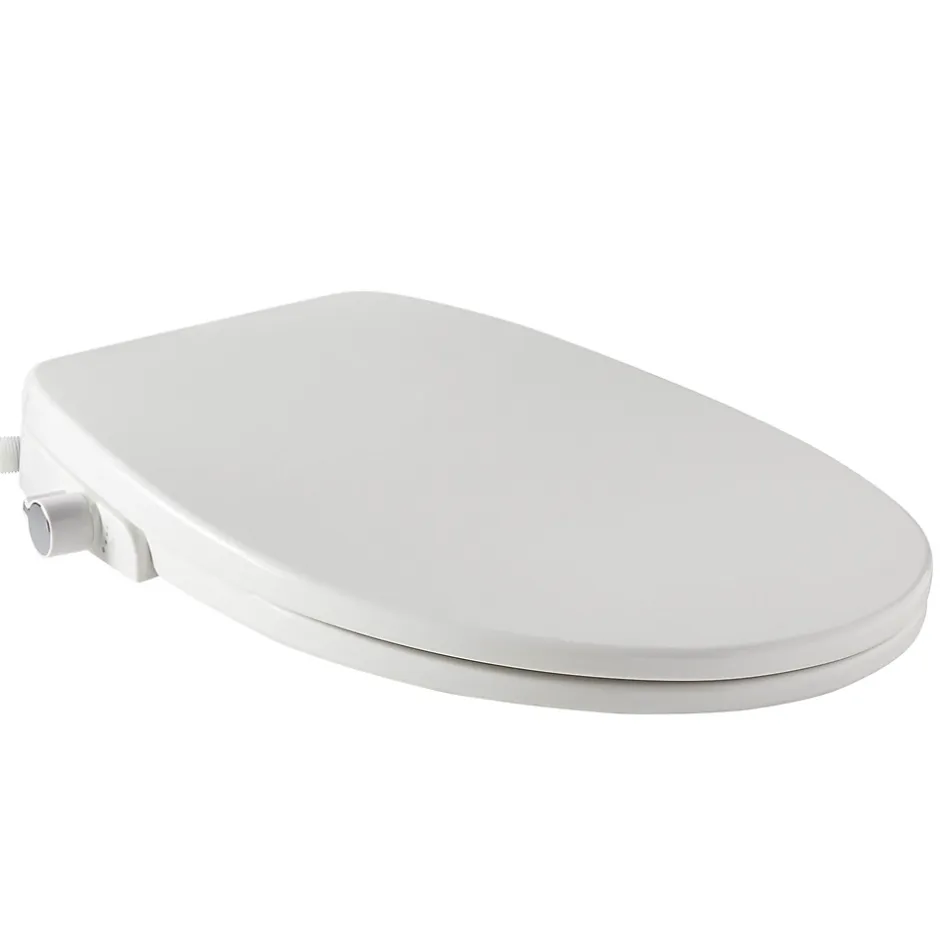 GoodHome Abattant WC japonais lavant avec frein de chute, blanc, Timok* Wc Japonais