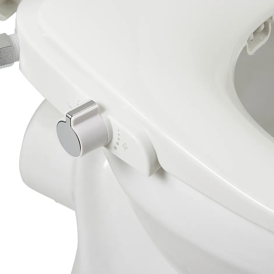 GoodHome Abattant WC japonais lavant avec frein de chute, blanc, Timok* Wc Japonais