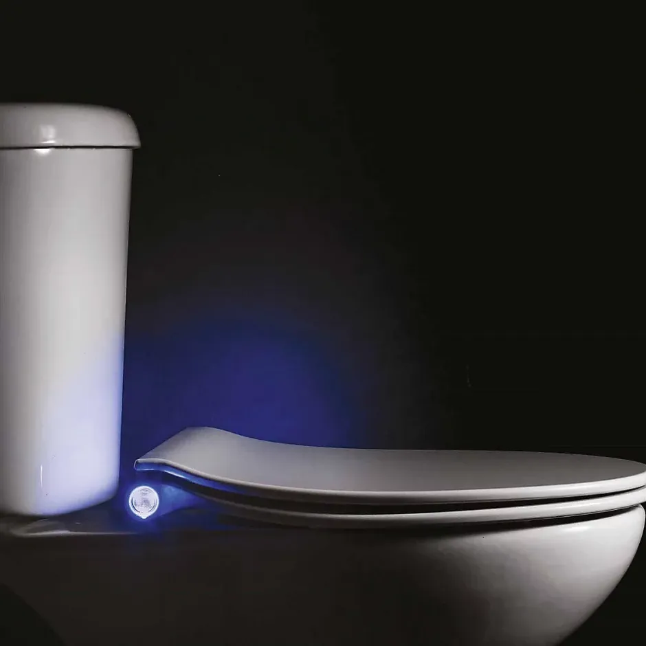 Guy Levasseur Abattant WC lumineux thermodur LED 45x37x6cm