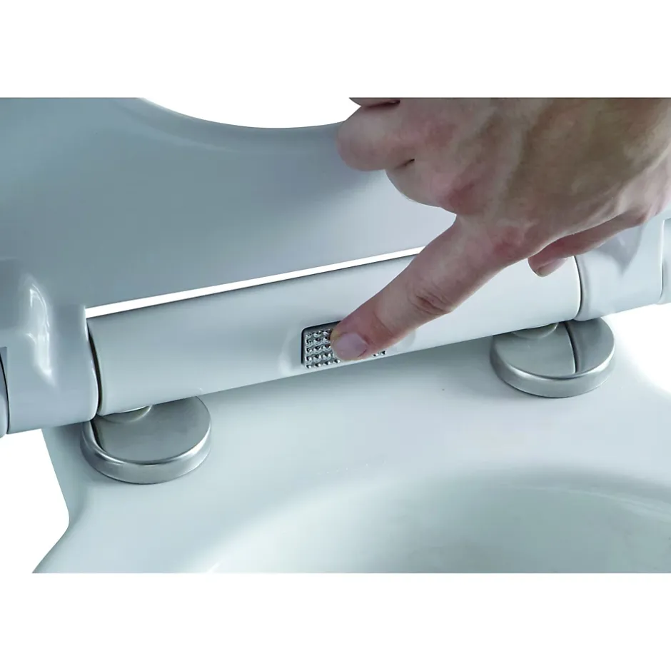 Guy Levasseur Abattant WC lumineux thermodur LED 45x37x6cm