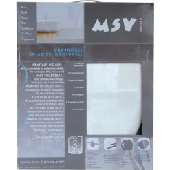 MSV Abattant Wc MDF Blanc - - Universel - Accessoires de salle de bain* Abattant Wc