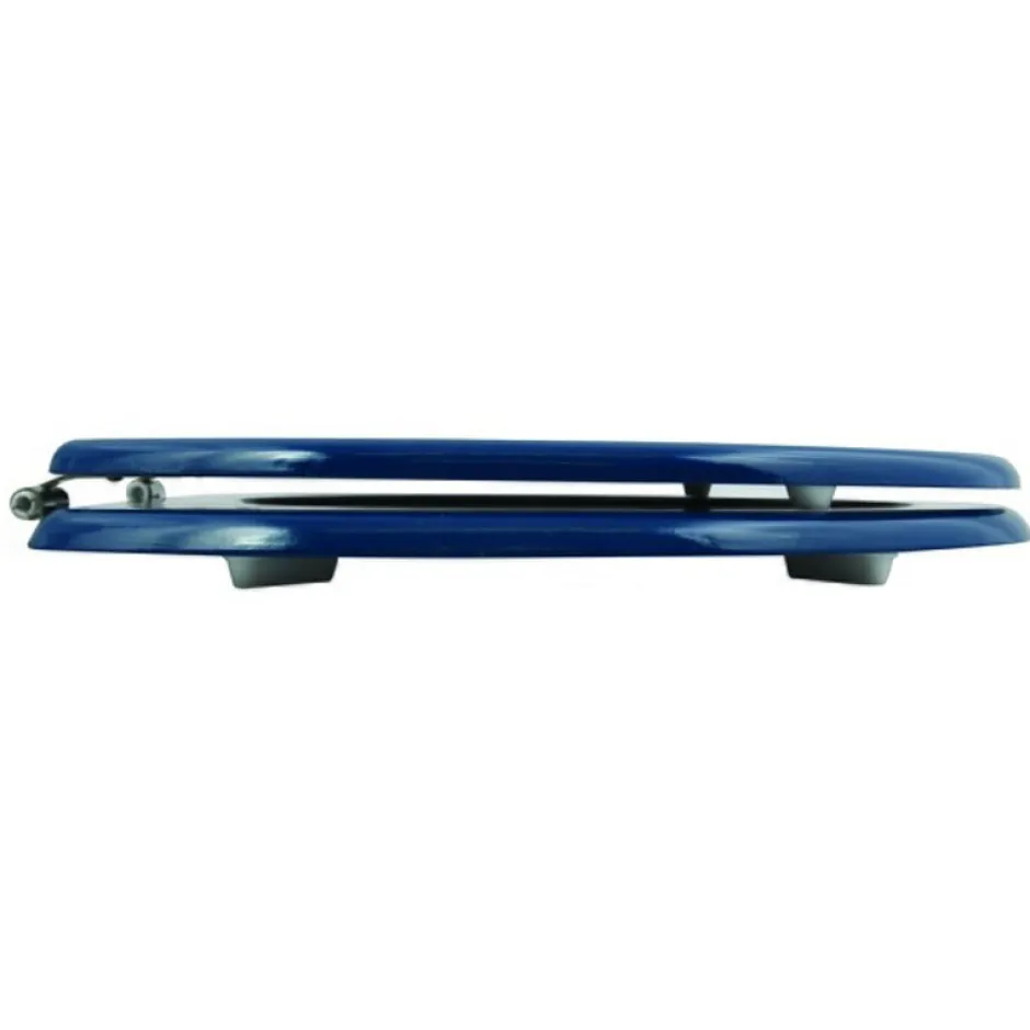 MSV Abattant Wc MDF Bleu Marine - - Universel - Fixation par le dessus avec entraxe universelle