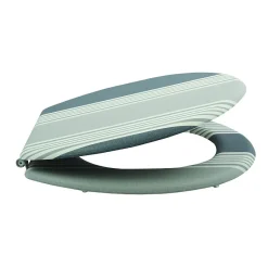 MSV Abattant wc MDF Cardiff Gris Charnières Inox* Abattant Wc