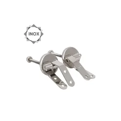 MSV Abattant wc MDF Cardiff Gris Charnières Inox* Abattant Wc