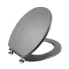 Douceur D'Intérieur Abattant WC MDF charnières métal effet béton Alium* Abattant Wc