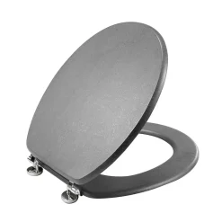 Douceur D'Intérieur Abattant WC MDF charnières métal effet béton Alium* Abattant Wc