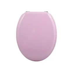 MSV Abattant wc MDF CLEO Rose Poudré Charnières Inox* Abattant Wc