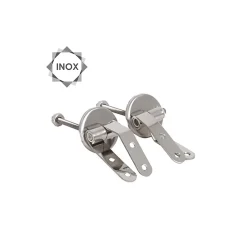MSV Abattant wc MDF CLEO Rose Poudré Charnières Inox* Abattant Wc
