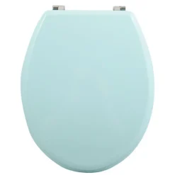 MSV Abattant wc MDF CLEO Vert Poudré Charnières en Inox