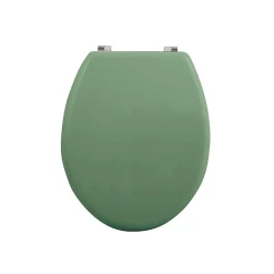 MSV Abattant wc MDF CLEO Vert Basil mat Charnières en Inox* Abattant Wc