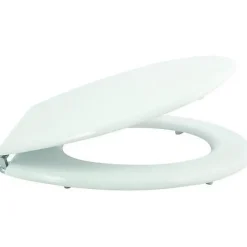 MSV Abattant WC - MDF - Charnières zinc - Blanc