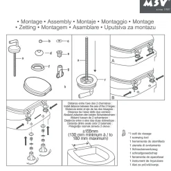 MSV Abattant WC - MDF - Design spirit
