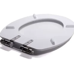 MSV Abattant WC - MDF - Fermeture lente - Blanc* Abattant Wc