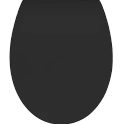 Bemis Abattant WC noir mat avec frein de chute déclipsable