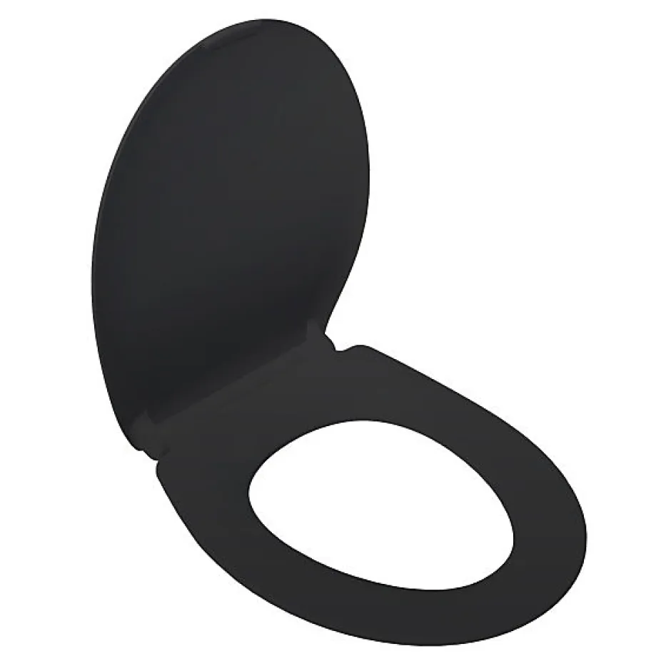 Bemis Abattant WC noir mat avec frein de chute déclipsable