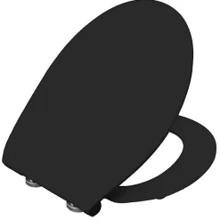 Bemis Abattant WC noir mat avec frein de chute déclipsable