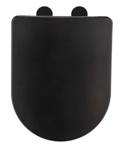 Wenko Abattant WC noir mat Thermodur Galati