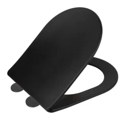Wenko Abattant WC noir mat Thermodur Galati