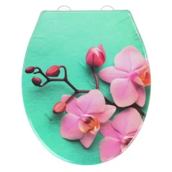Wenko Abattant WC Orchidée - Bois - Multicolore* Abattant Wc