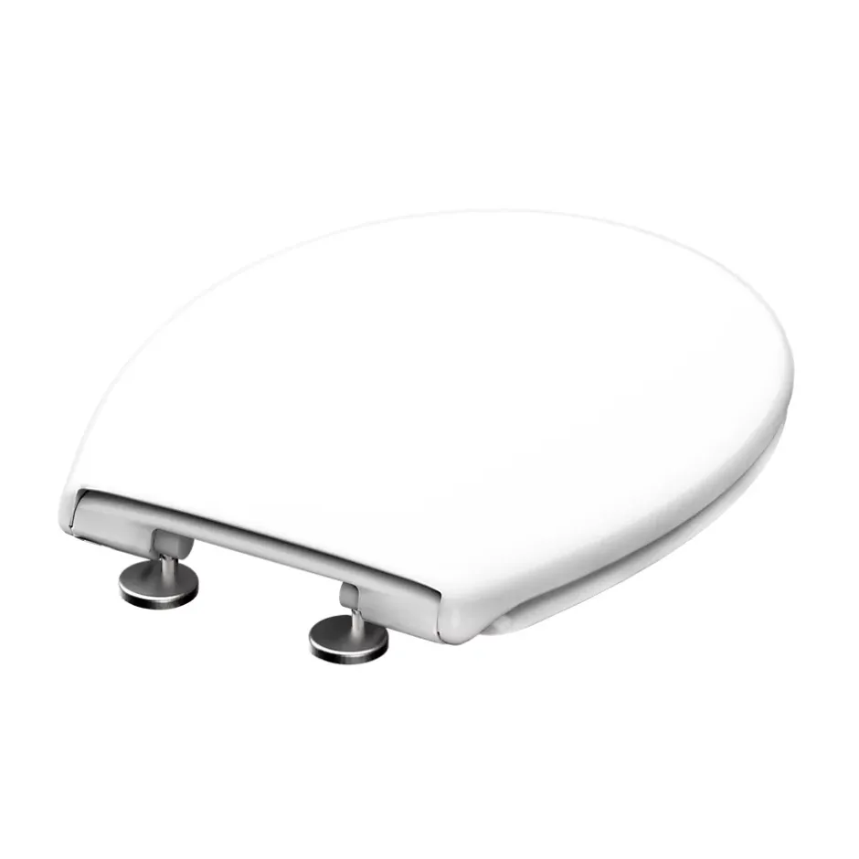 Instmaier Abattant WC ovale en duroplast blanc avec frein de chute ALMA