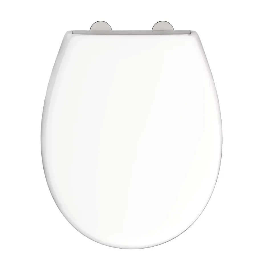 Instmaier Abattant WC ovale en duroplast blanc avec frein de chute ALMA