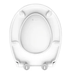 Instmaier Abattant WC ovale en duroplast blanc avec frein de chute ALMA