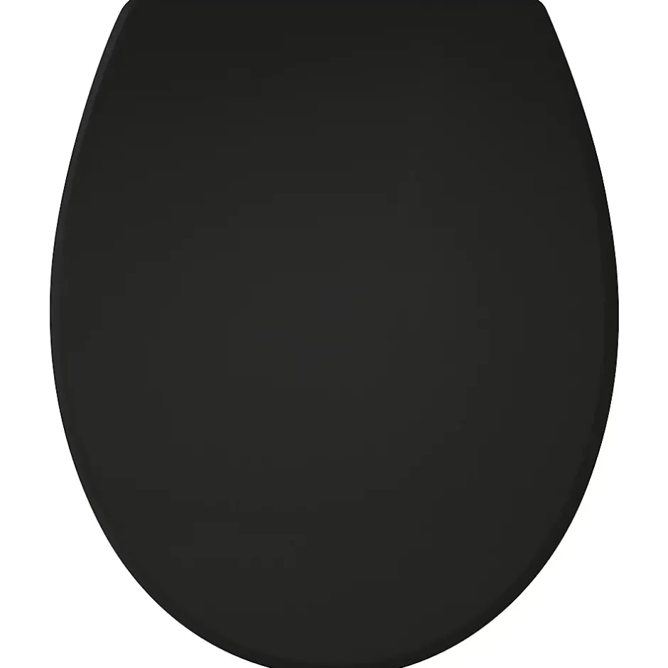 Gelco Design Abattant wc presto thermodur noir déclipsable soft close* Abattant Wc