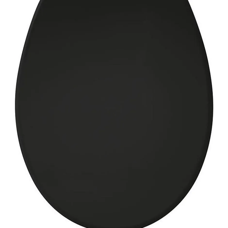 Gelco Design Abattant wc presto thermodur noir déclipsable soft close* Abattant Wc