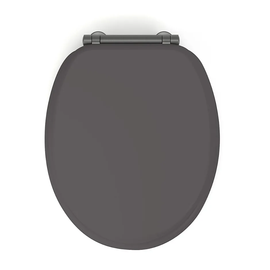 Gelco Design Abattant wc samba mdf carbone déclipsable soft close