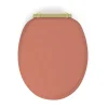 Gelco Design Abattant wc samba mdf terracota déclipsable soft close* Abattant Wc