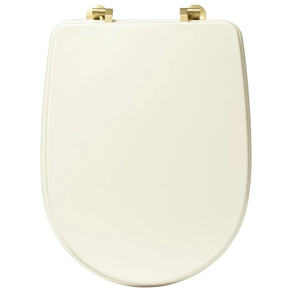 5Five Abattant WC standard coloris ivoire, Duo* Abattant Wc