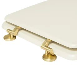5Five Abattant WC standard coloris ivoire, Duo* Abattant Wc