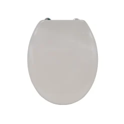 MSV Abattant wc Thermo Dur Taupe Charnières Inox