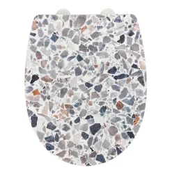 Wenko Abattant WC thermoplast design Terrazzo* Abattant Wc