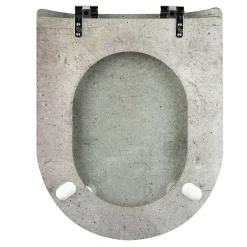 Olfa Abattant wood slim déclipsable - Effet béton armé (47.5x36.5 cm - Gris clair)