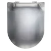 Olfa Abattant wood slim déclipsable - Effet métal précieux (48x36.5 cm - Argent)