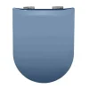 Olfa Abattant wood slim déclipsable uni (36.5x48 cm - Bleu azur)* Abattant Wc