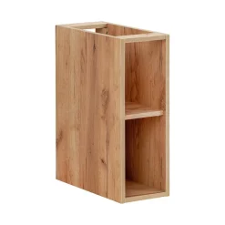 Meublorama Accessoire mural NALYA 57 cm Chene clair Complément suspendu pour meuble vasque