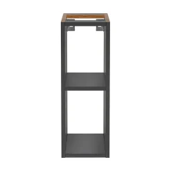 Meublorama Accessoire pour meuble sous vasque TAMO 20 cm Coloris gris anthracite Meuble suspendu