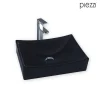 Piezzi AGATA - Vasque rectangulaire à poser - Céramique - Design moderne et élégant* Vasque À Poser