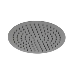 Thermador AGHE Pomme de douche ronde 200mm métal slim noir - - SF101ANE