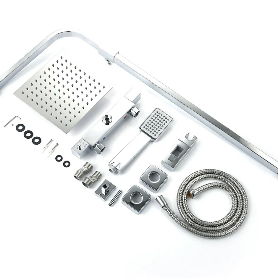 AICA Sanitaire AICA Colonne de douche thermostatique, avec mitigeur thermostatique* Colonne De Douche Thermostatique
